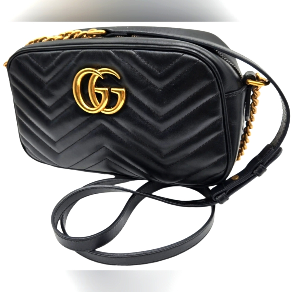 COA Included -  Gucci Shoulder Bag / Crossbody GG Marmont - Picture 4 of 14